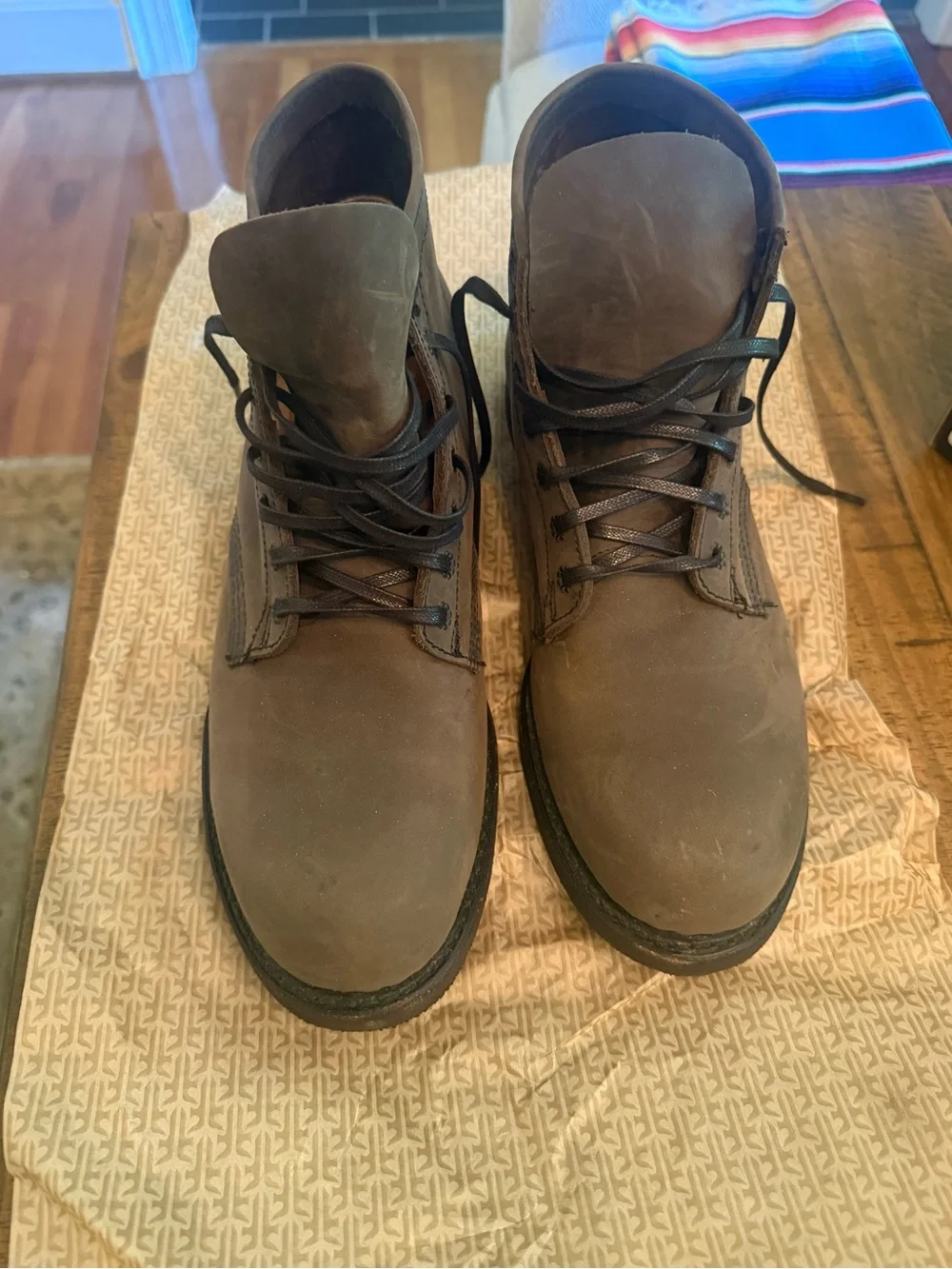Frye prison boot in grey - men’s
